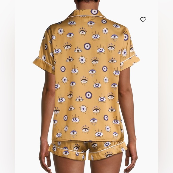 EUC Averie 2 piece Amara Evil Eye PJ Set - Picture 2 of 13